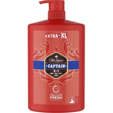 Old Spice SG 1l Captain 1×1000ml Captain 1l, shampoo en douchegel voor mannen
