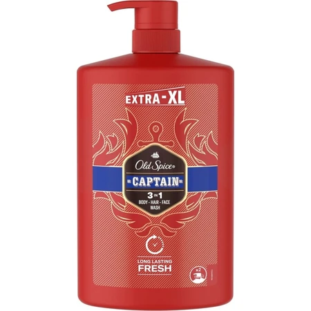 Old Spice SG 1l Captain 1×1000ml Captain 1l, shampoo en douchegel voor mannen