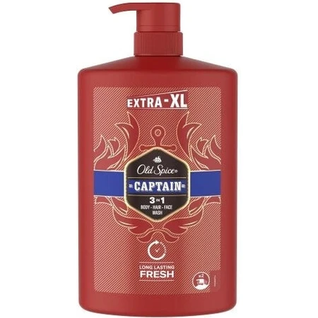 Old Spice SG 1l Captain 1×1000ml Captain 1l, shampoo en douchegel voor mannen