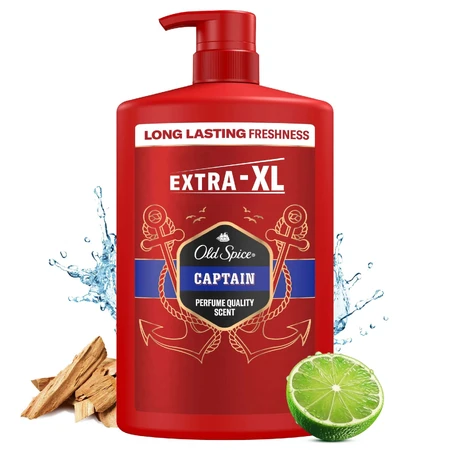 Old Spice SG 1l Captain 1×1000ml Captain 1l, shampoo en douchegel voor mannen