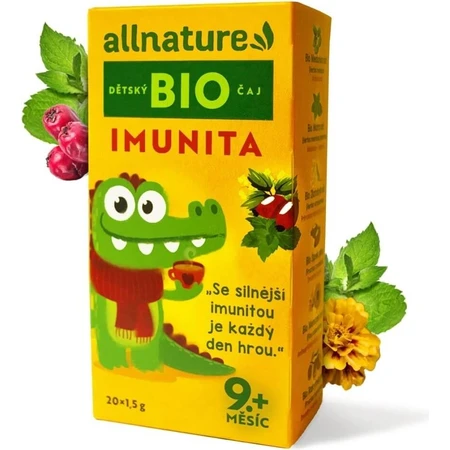 Allnature Organic Children's Tea Immunity 20×1,5 g, té para niños