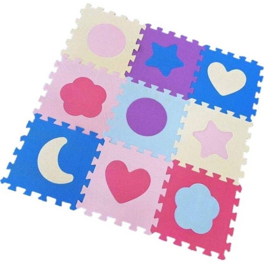 FOAM MASTER TRADING Forme di puzzle in schiuma 1×9 pezzi, puzzle in schiuma FOAM MASTER TRADING Forme di puzzle in schiuma 1×9 pezzi, puzzle in schiuma