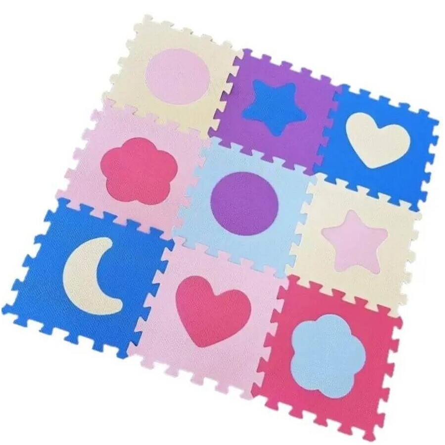 FOAM MASTER TRADING Forme di puzzle in schiuma 1×9 pezzi, puzzle in schiuma FOAM MASTER TRADING Forme di puzzle in schiuma 1×9 pezzi, puzzle in schiuma