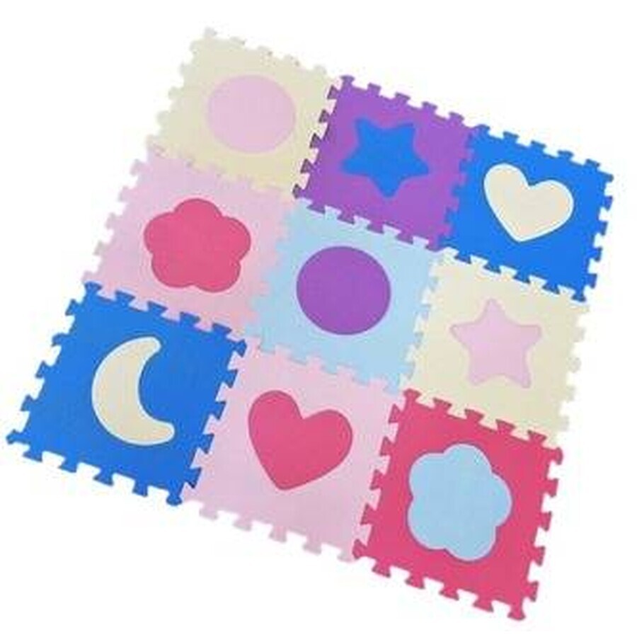 FOAM MASTER TRADING Forme di puzzle in schiuma 1×9 pezzi, puzzle in schiuma FOAM MASTER TRADING Forme di puzzle in schiuma 1×9 pezzi, puzzle in schiuma