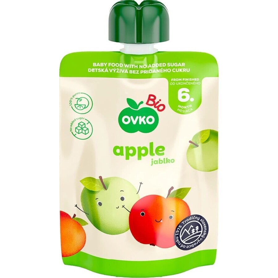 Shop OVKO Bio-Babynahrung Apfel 1×90 g, Fruchtkapsel OVKO Bio-Babynahrung Apfel 1×90 g, Fruchtkapsel