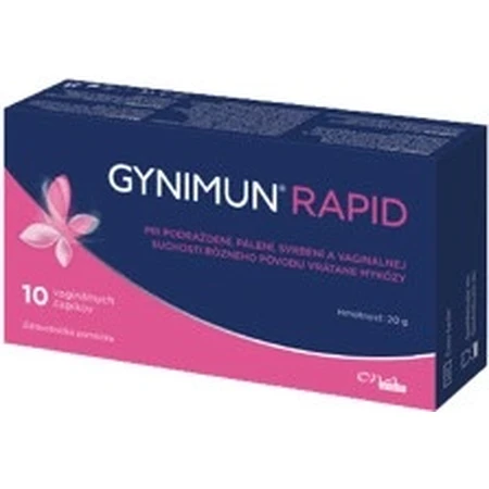 GYNIMUN RAPID 1×10 pcs, vaginal suppositories