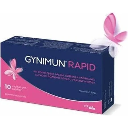GYNIMUN RAPID 1×10 pcs, vaginal suppositories