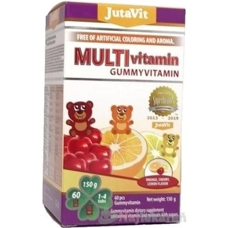 JutaVit Gummies Vitamine D3 20 µg Kids 1×60 tbl, complément alimentaire