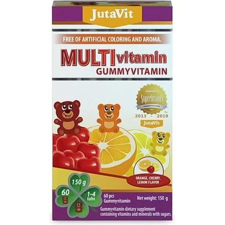 JutaVit Gummies Vitamine D3 20 µg Kids 1×60 tbl, complément alimentaire