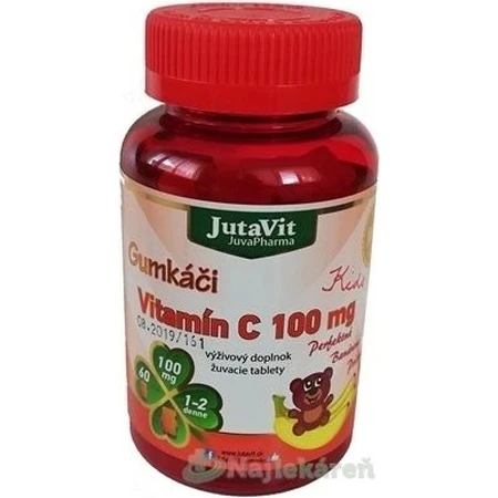 JutaVit Gummies Vitamine D3 20 µg Kids 1×60 tbl, complément alimentaire