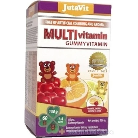 JutaVit Gummies Vitamine D3 20 µg Kids 1×60 tbl, complément alimentaire