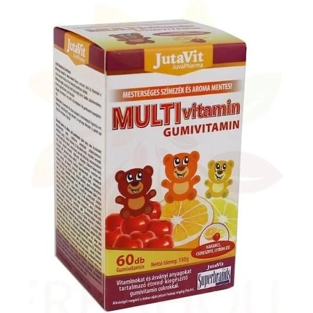 JutaVit Gummies Vitamine D3 20 µg Kids 1×60 tbl, complément alimentaire