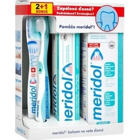 MERIDOL SYSTEEM VOOR pijnlijk en bloedend tandvlees 1×1 set, mondhygiëne