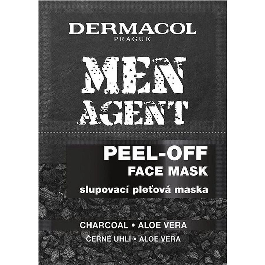 Men Agent Peel-off Face Mask 2×7,5 ml, face mask