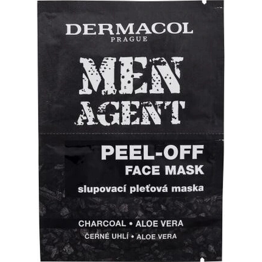 Men Agent Peel-off Face Mask 2×7,5 ml, face mask