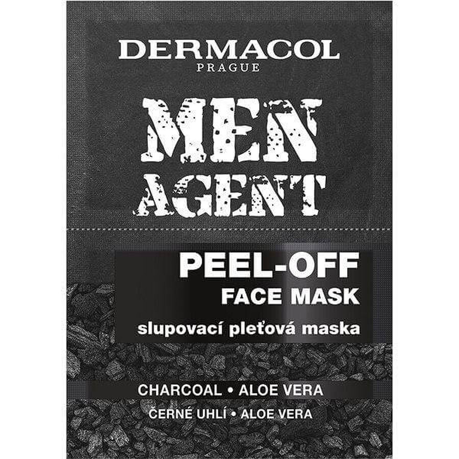 Men Agent Peel-off Face Mask 2×7,5 ml, face mask
