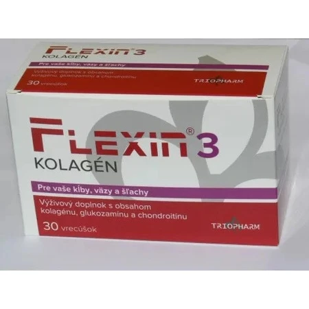 FLEXIN 3 COLLAGEN 1×30 stuks, korrels in zakjes voor het maken van drankjes