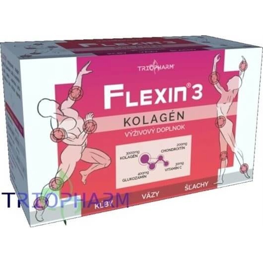 FLEXIN 3 COLLAGEN 1×30 pcs, granulés en sachets pour la préparation de boissons