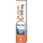Revital vitamine C 500 mg effervescent 1×20 tbl, goût orange