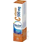Revital vitamine C 500 mg effervescent 1×20 tbl, goût orange