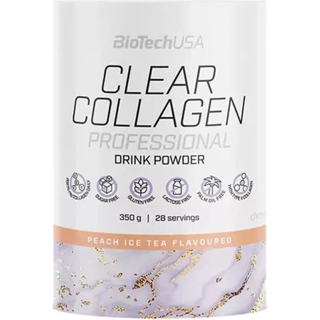 BIOTECH CLEAR CLEAR COLLAGEN PROFESSIONAL BROSQUINE TEA 1×350g, boisson en poudre aromatisée