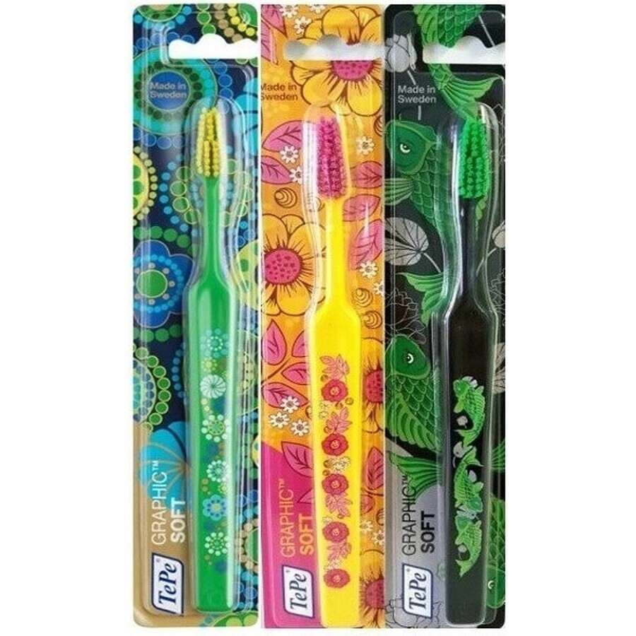 Buy TePe Select Graphic Soft Toothbrush 1×1, soft toothbrush TePe Select Graphic Soft Toothbrush 1×1, soft toothbrush