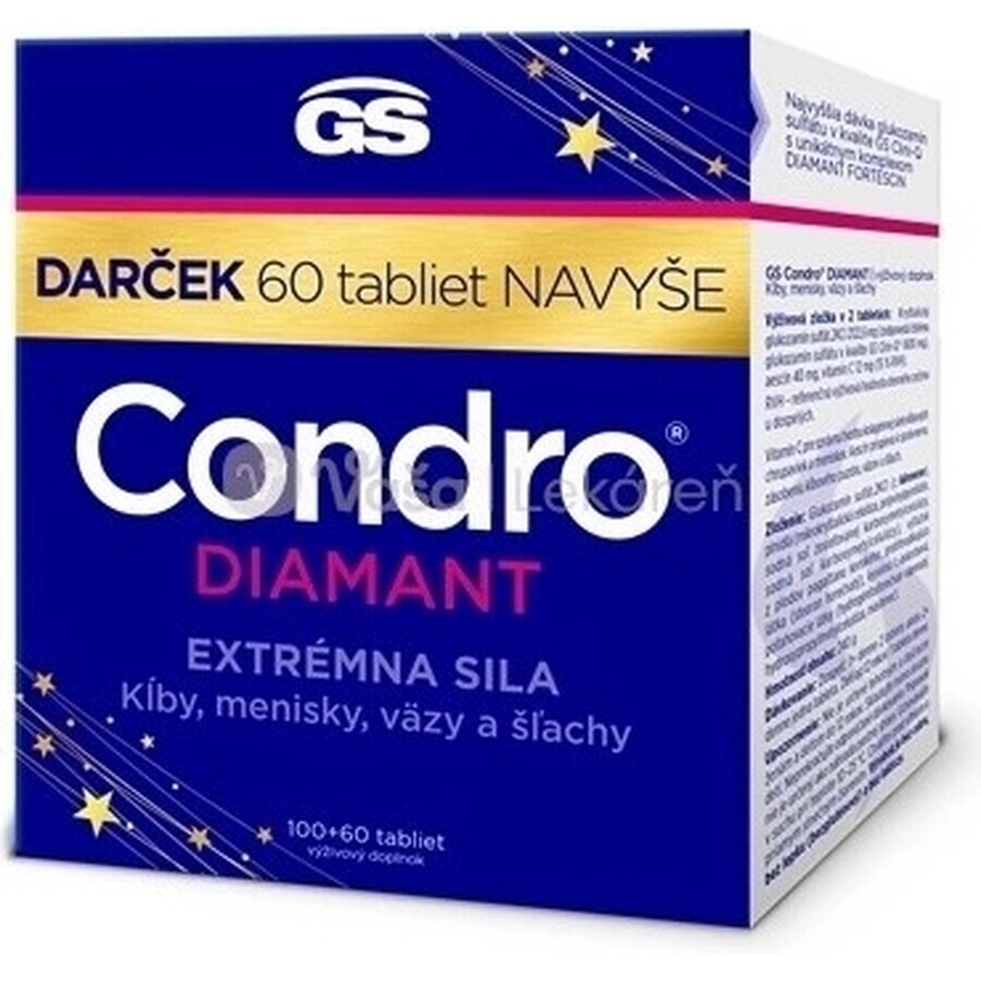 Boutique GS Chondro DIAMANT 1×160 cps, complément alimentaire GS Chondro DIAMANT 1×160 cps, complément alimentaire