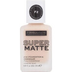 Revolution Relove, Fondotinta Supermatte F2, make-up 1×24 ml, make-up Revolution Relove, Fondotinta Supermatte F2, make-up 1×24 ml, make-up