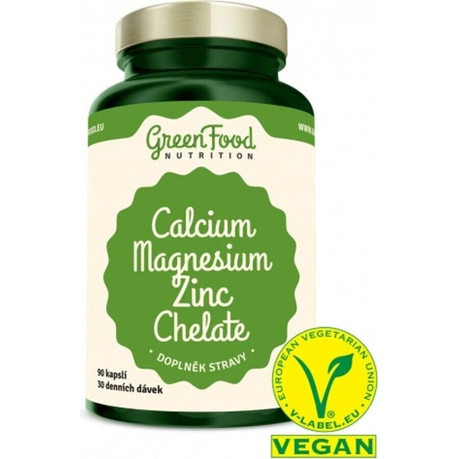 GreenFood Nutrition Calcium Mg Zinc Citrate 120cps 1x120 cps