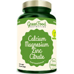 GreenFood Nutrition Calcium Mg Zinc Citrate 120cps 1x120 cps GreenFood Nutrition Calcium Mg Zinc Citrate 120cps 1x120 cps