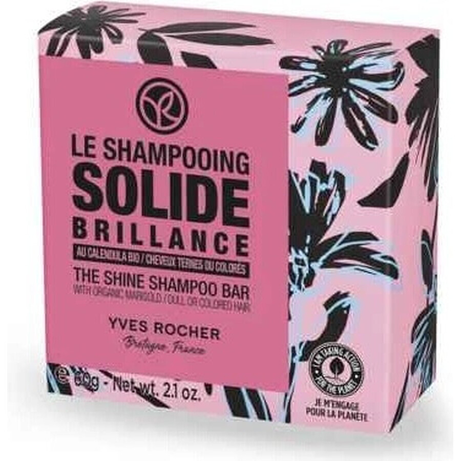 Yves Rocher Ilmp Stiff Stiff Shp Shp For Shiny Hair 60g 1×60 g, shampoo