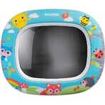 BENBAT Oglindă auto pentru copii Night&Day - Forest Friends 0m+ 1×1 buc, oglindă pentru copii