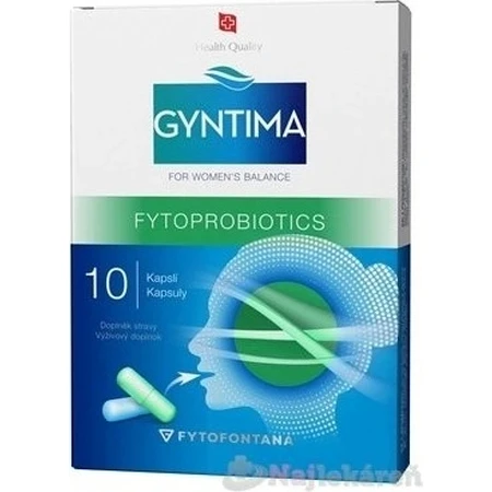 Gyntima Phytoprobiotics 10 cps 1×10 cps, probióticos para la mujer