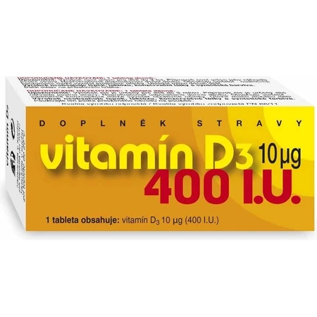 NATURVITA VITAMIN D3 10 μg (400 IU) 1×90 tbl, vitamin D3