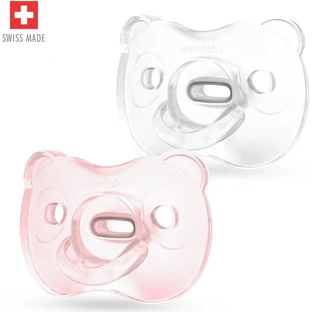 MEDELA SILICONE SOFT Baby Schnuller für Mädchen, 2 St.