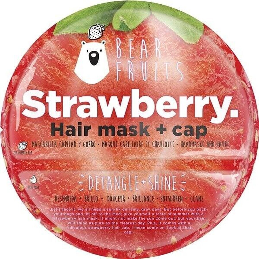 Masque aux fruits de l'ours 20ml Fraise 1×20ml, masque capillaire