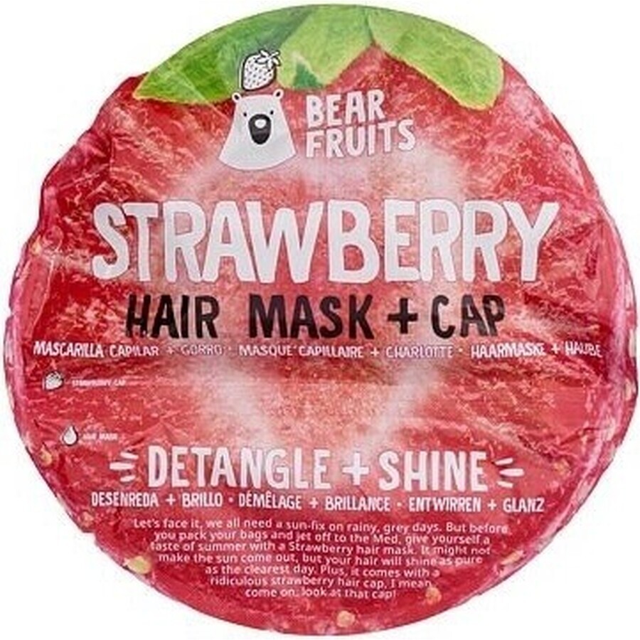 Masque aux fruits de l'ours 20ml Fraise 1×20ml, masque capillaire