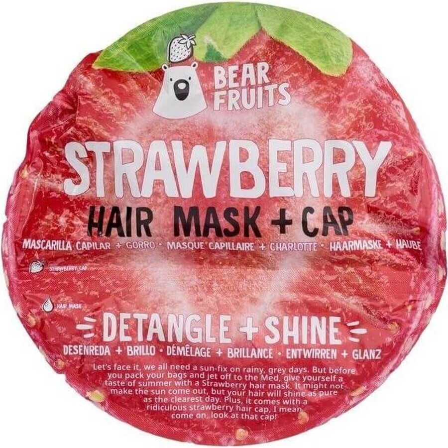 Masque aux fruits de l'ours 20ml Fraise 1×20ml, masque capillaire