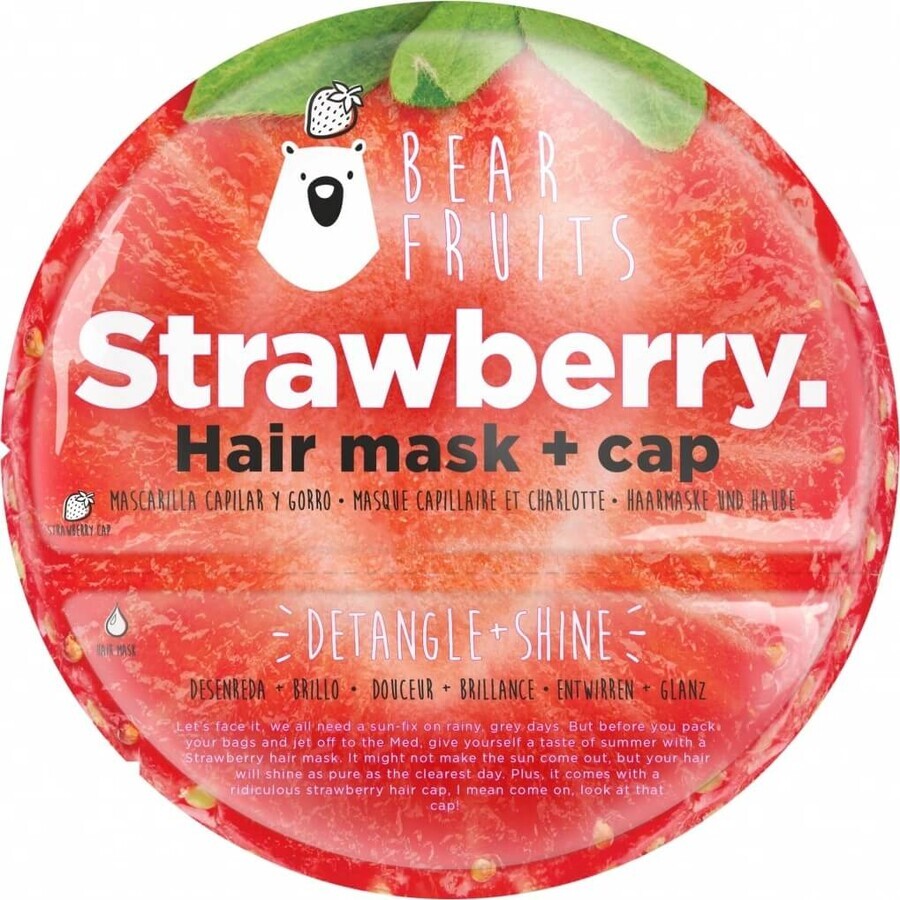 Masque aux fruits de l'ours 20ml Fraise 1×20ml, masque capillaire