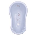 MALTEX Baignoire avec bouchon Minimal 84 cm - bleu satiné 1×1 pc, baignoire MALTEX Baignoire avec bouchon Minimal 84 cm - bleu satiné 1×1 pc, baignoire