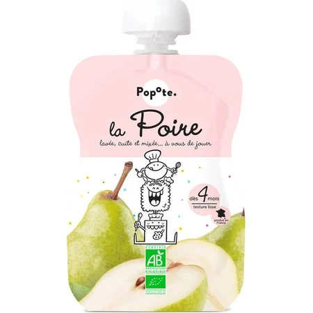 POPOTE Biologische Peer-capsule 120 g, 4+ 1×120 g