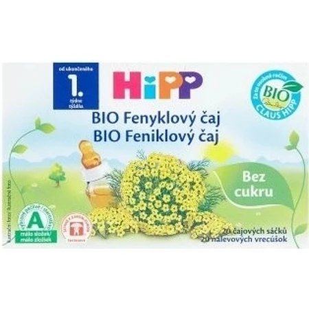 HiPP biologische venkelthee 20×1,5 g, venkelthee