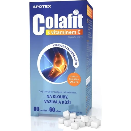 COLAFIT met vitamine C 1×1 set, blokjes 60 stuks + tbl 60 stuks