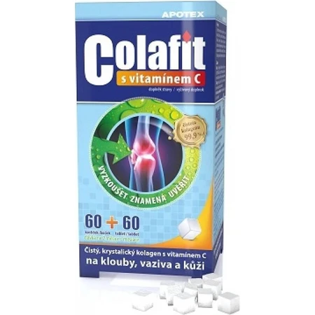COLAFIT met vitamine C 1×1 set, blokjes 60 stuks + tbl 60 stuks