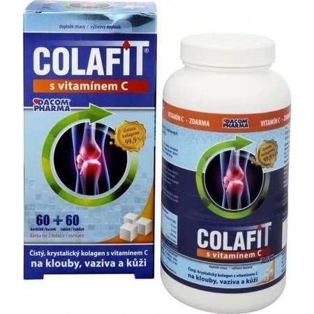 COLAFIT met vitamine C 1×1 set, blokjes 60 stuks + tbl 60 stuks