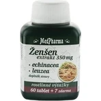 MedPharma Ginseng 350 mg + Echinacea + Leuzea 1x67 tbl, complemento alimenticio
