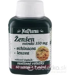 MedPharma Ginseng 350 mg + Echinacea + Leuzea 1x67 tbl, complemento alimenticio