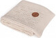 CEBA Knitted blanket in gift box 90 x 90 pink herringbone 1&#215;1, 100% cotton