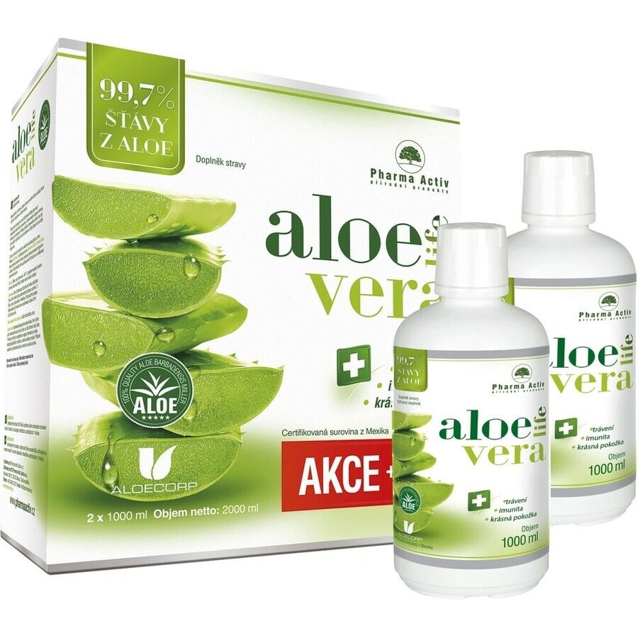 Pharma Activ AloeLive ACTION 1×1 set, disintossicante per il corpo