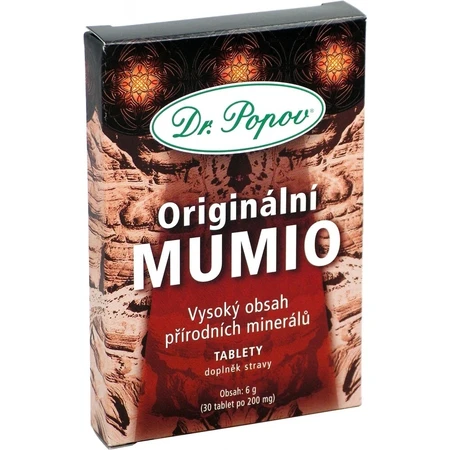 DR. POPOV MUMIO 1×30 tbl, complemento alimenticio